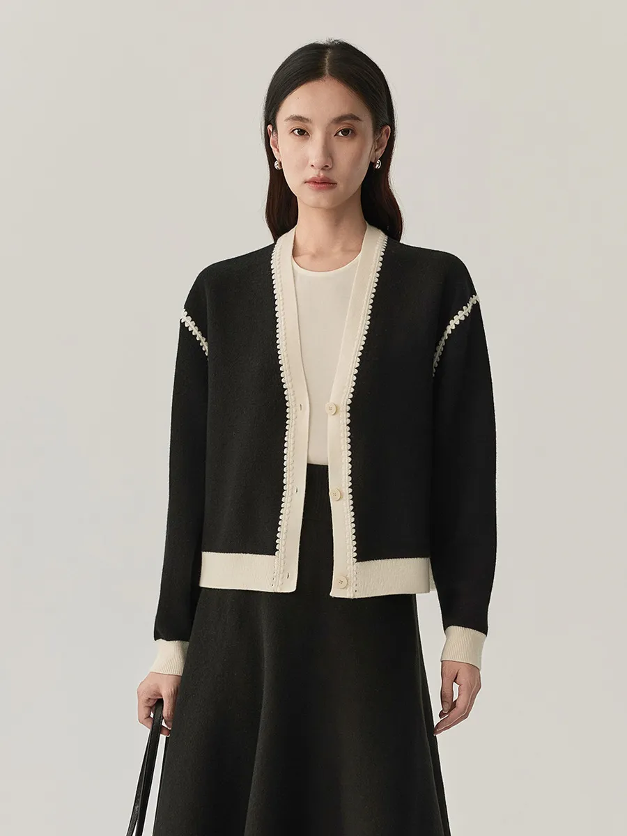 Versatile temperament commuting elegant cardigan new warm interior women's fashion jacket autumn outfit